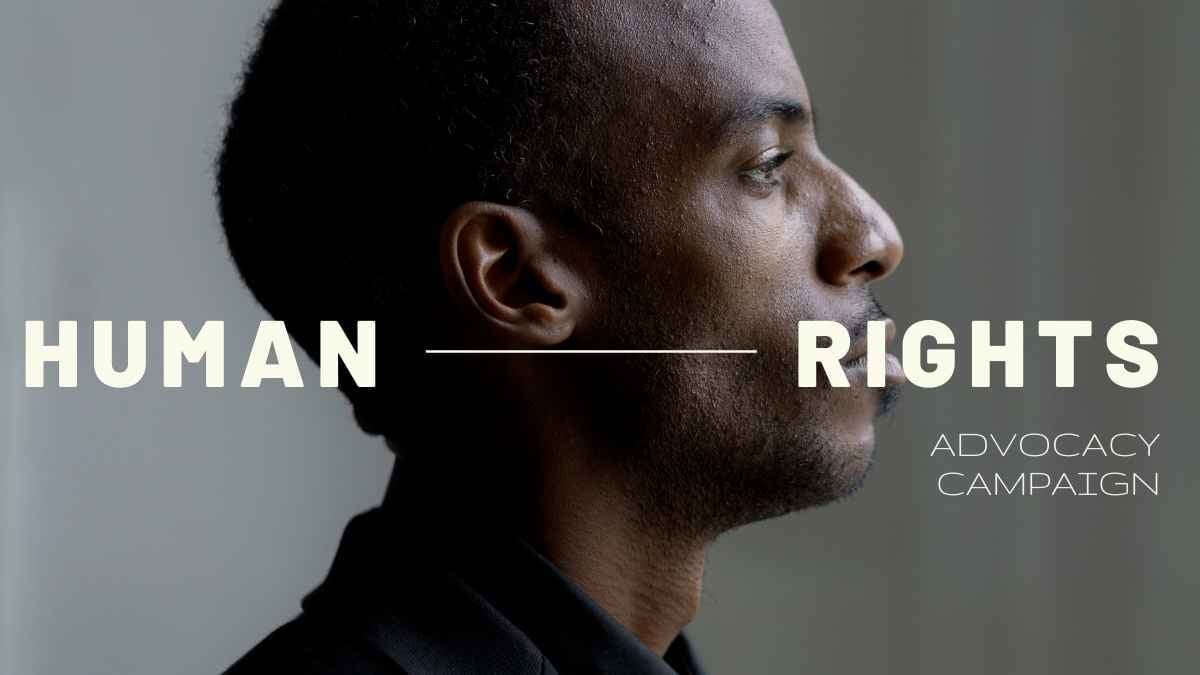 Minimalist Human Rights Advocacy Campaign Preview