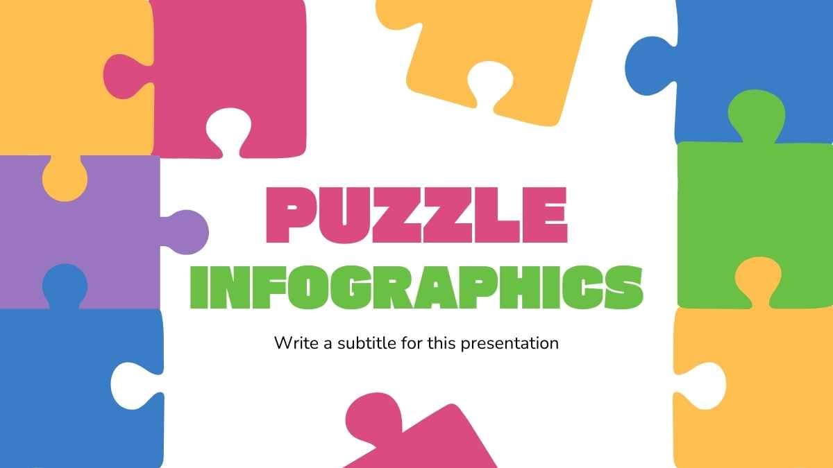 Simple Illustrated Puzzle Infographics Preview