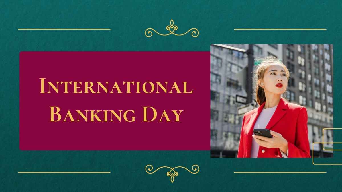 Simple International Banking Day Slides Preview