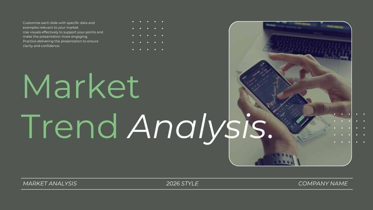 Simple Market Trend Analysis Slides Preview