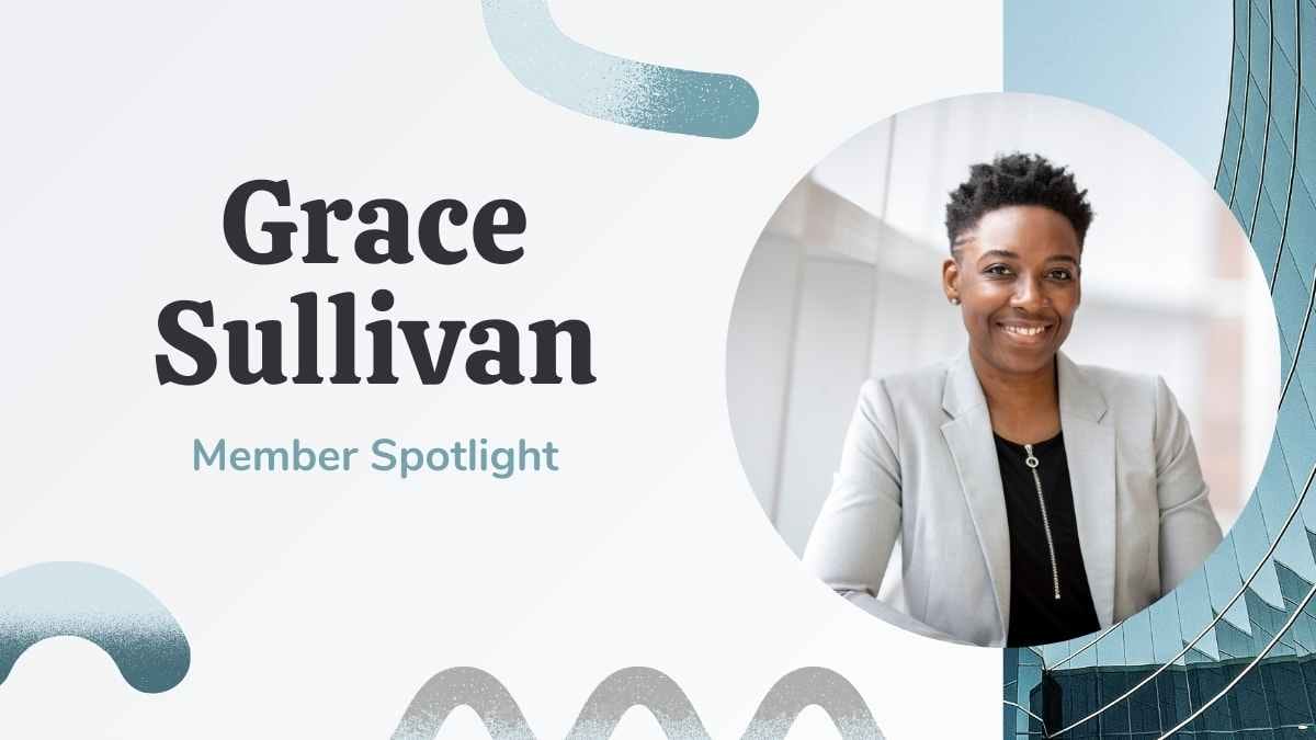 Simple Member Spotlight Slides Preview