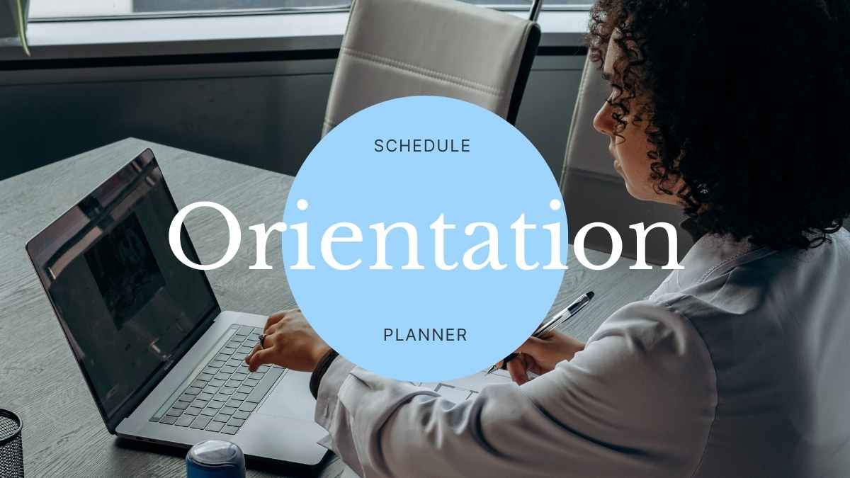 Simple Orientation Schedule Planner Preview
