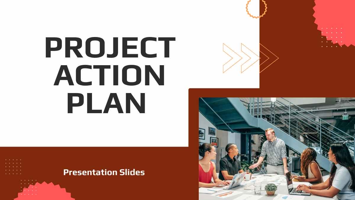 Simple Project Action Plan Slides Preview