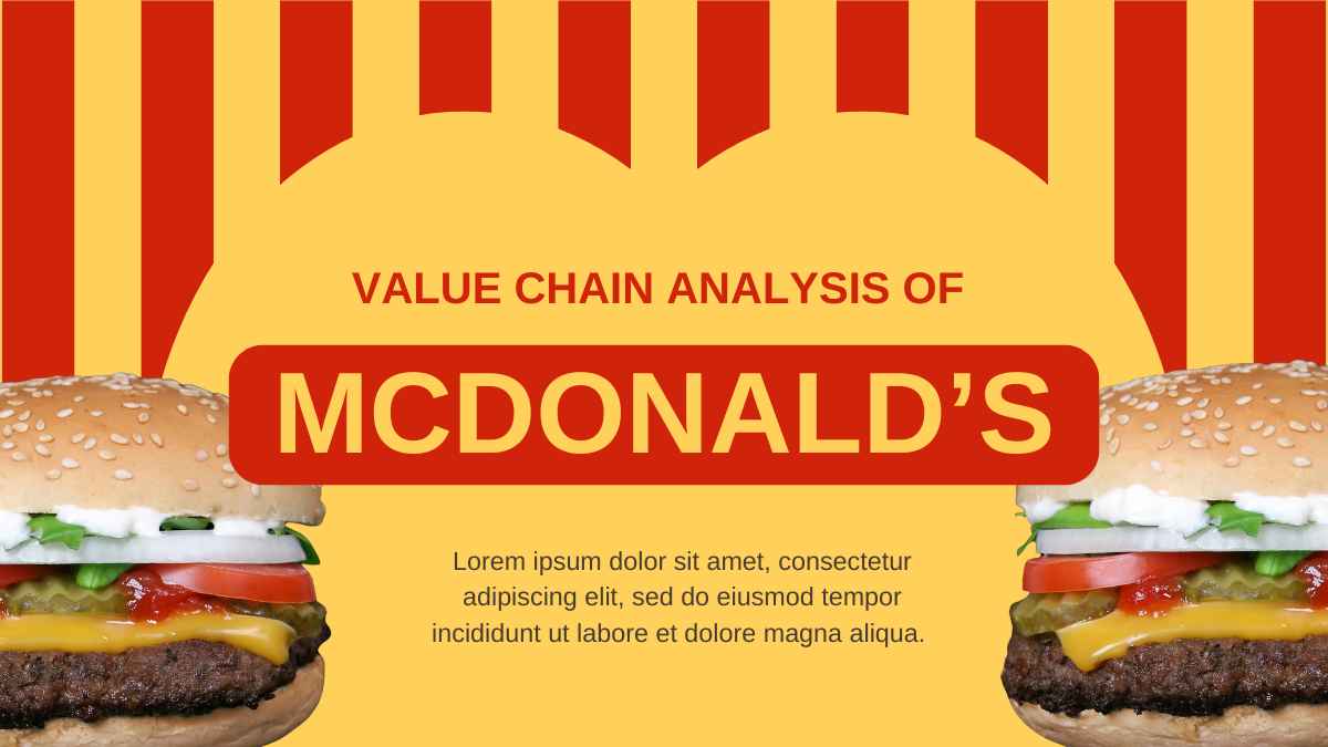 Simple Value Chain Analysis Of McDonalds Slides Preview