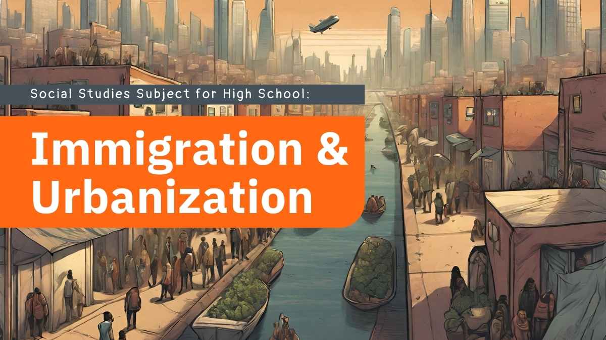 Social Studies Lesson for High School: Immigration and Urbanization Preview