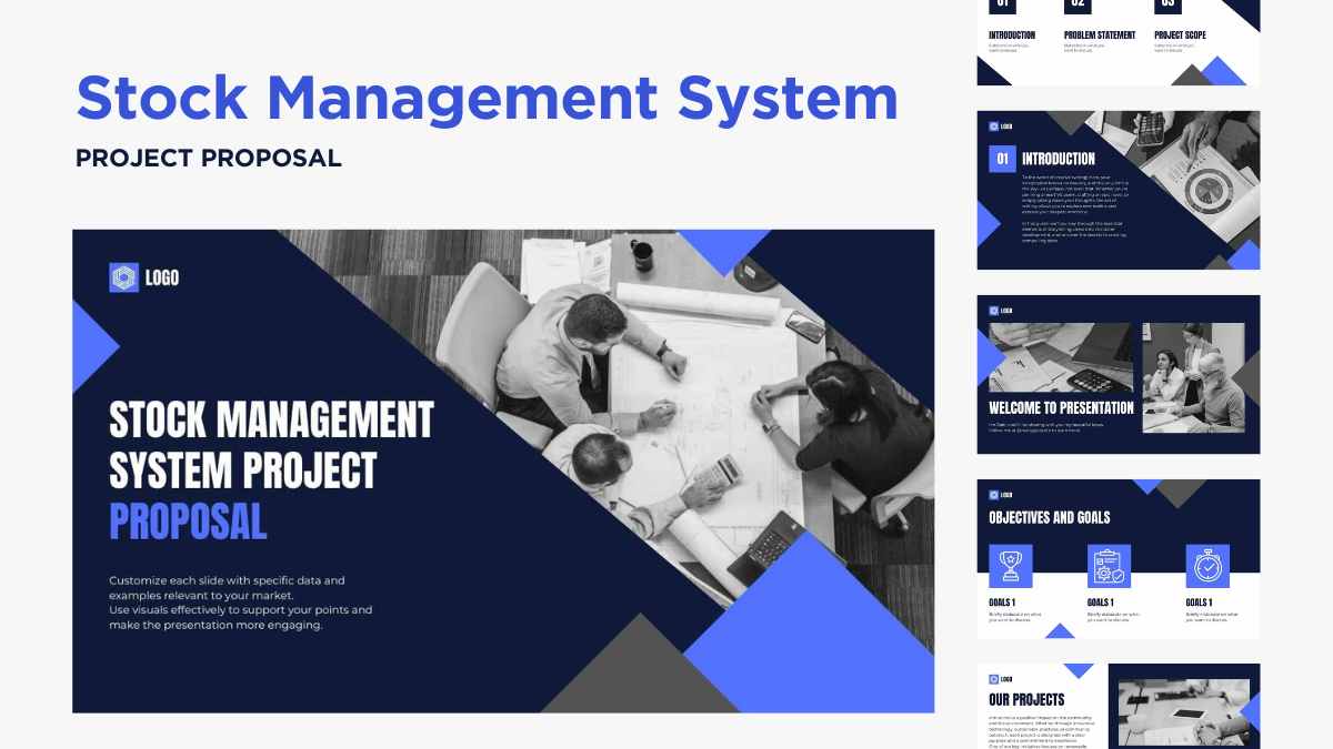 Geometric Stock Management System Project Proposal Preview