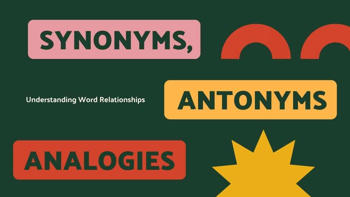 Synonyms, Antonyms and Analogies Lesson for High School Preview