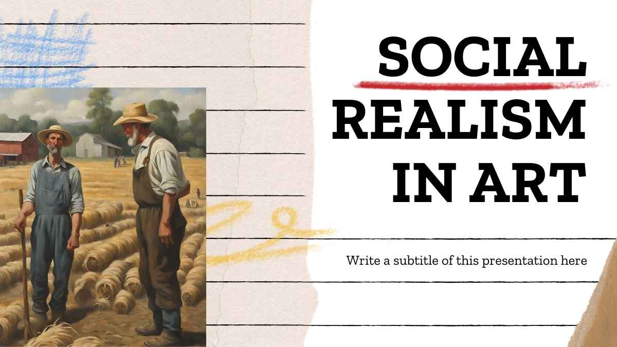 Vintage Collage Social Realism in Art Lesson Preview