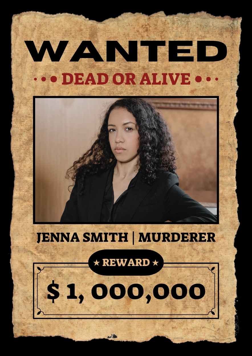 Vintage Wanted Dead Or Alive Poster Preview