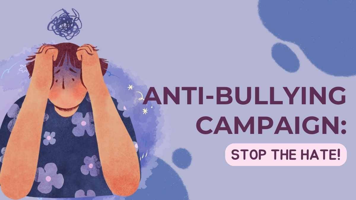 Watercolor Anti-Bullying Campaign: Stop the Hate! Preview