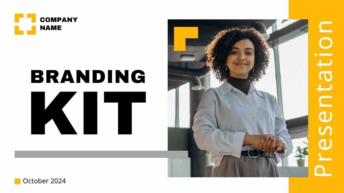 Minimal Corporate Branding Kit Slides Preview
